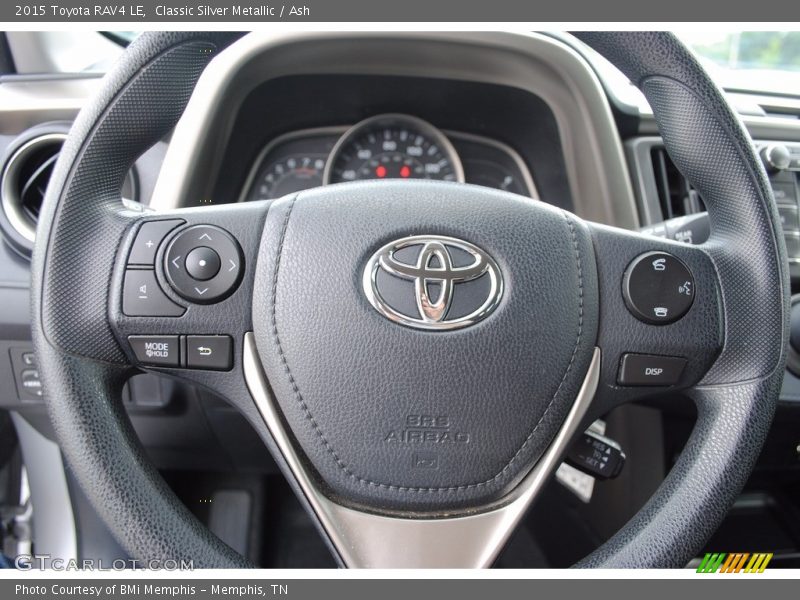 Classic Silver Metallic / Ash 2015 Toyota RAV4 LE