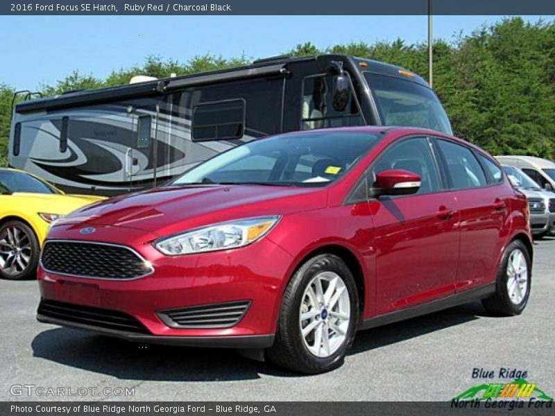 Ruby Red / Charcoal Black 2016 Ford Focus SE Hatch