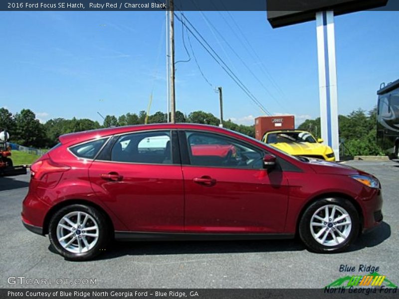 Ruby Red / Charcoal Black 2016 Ford Focus SE Hatch