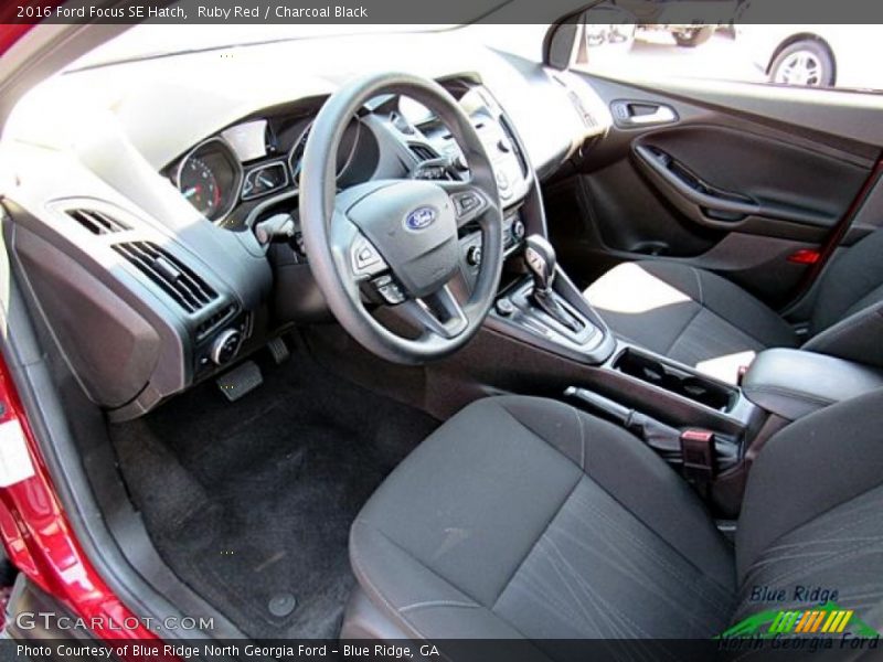 Ruby Red / Charcoal Black 2016 Ford Focus SE Hatch