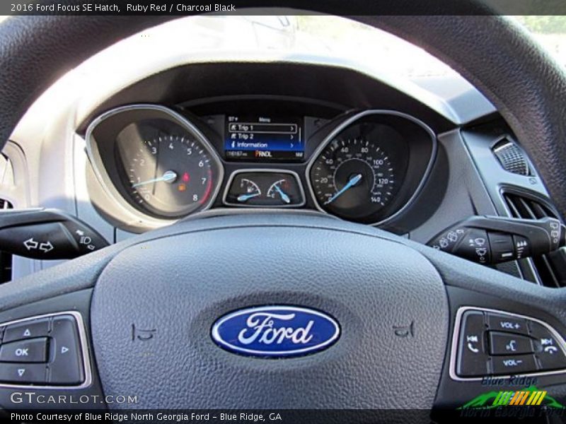 Ruby Red / Charcoal Black 2016 Ford Focus SE Hatch