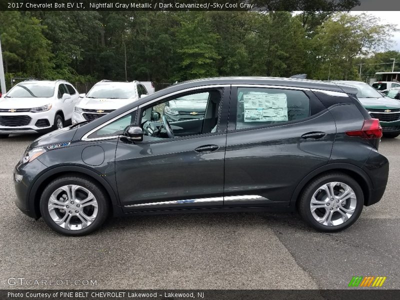 Nightfall Gray Metallic / Dark Galvanized/­Sky Cool Gray 2017 Chevrolet Bolt EV LT