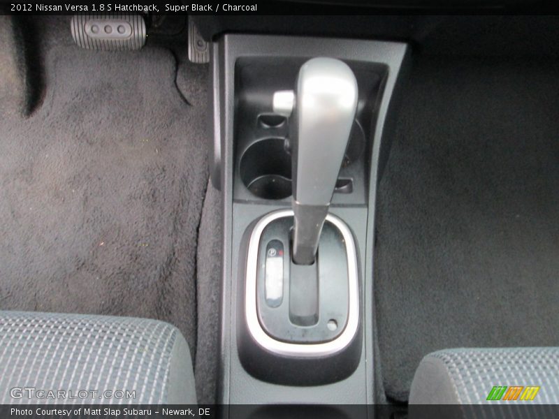 Super Black / Charcoal 2012 Nissan Versa 1.8 S Hatchback