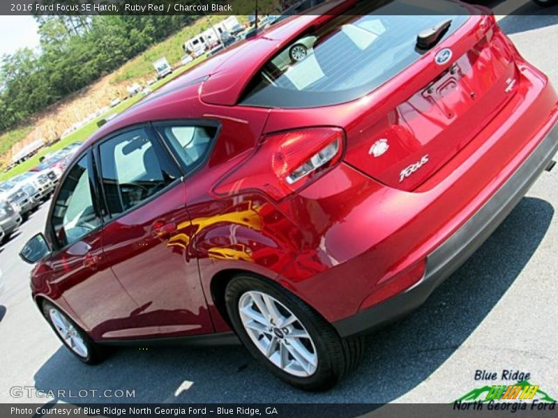Ruby Red / Charcoal Black 2016 Ford Focus SE Hatch