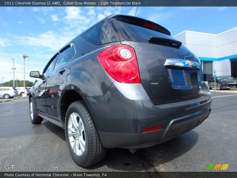 Cyber Gray Metallic / Light Titanium/Jet Black 2011 Chevrolet Equinox LS AWD