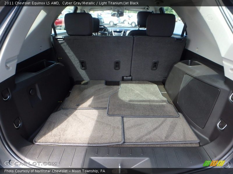Cyber Gray Metallic / Light Titanium/Jet Black 2011 Chevrolet Equinox LS AWD