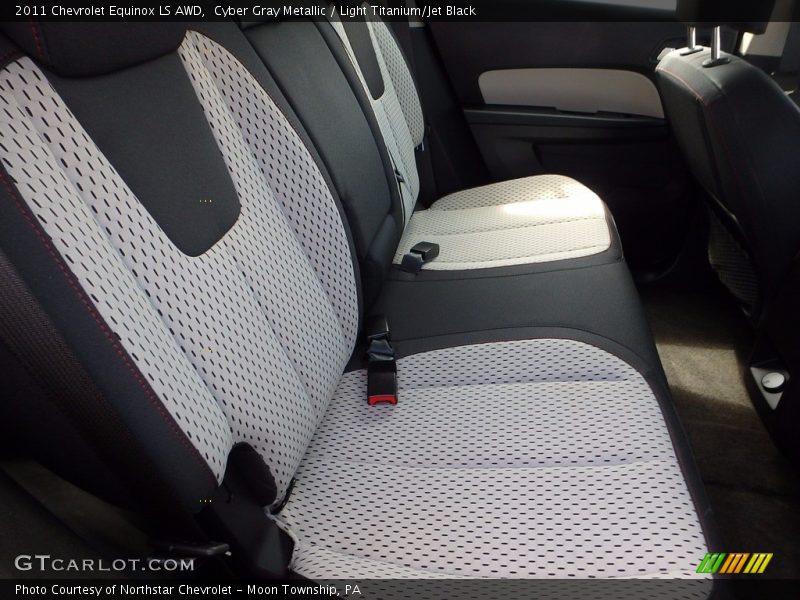 Cyber Gray Metallic / Light Titanium/Jet Black 2011 Chevrolet Equinox LS AWD