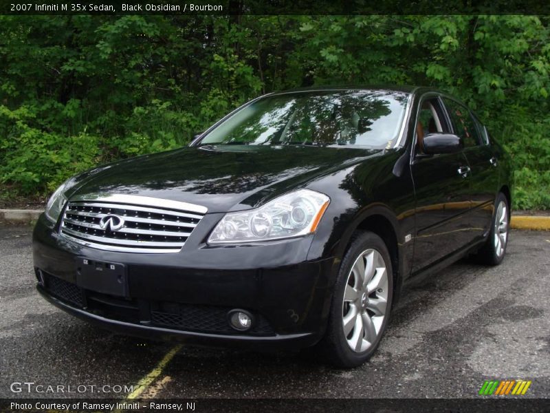 Black Obsidian / Bourbon 2007 Infiniti M 35x Sedan