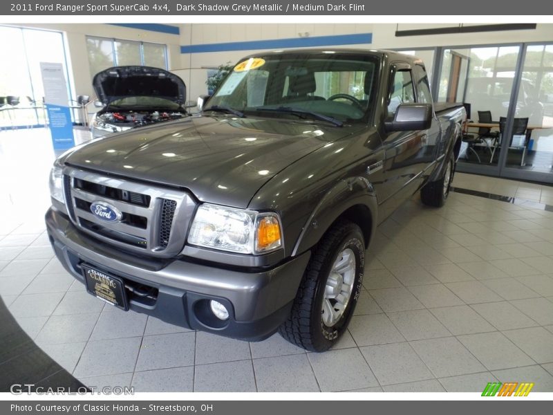 Dark Shadow Grey Metallic / Medium Dark Flint 2011 Ford Ranger Sport SuperCab 4x4