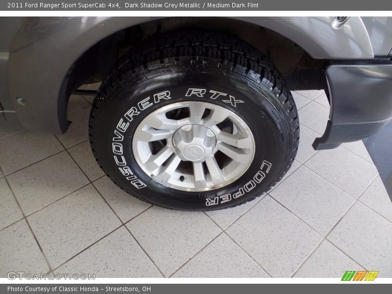Dark Shadow Grey Metallic / Medium Dark Flint 2011 Ford Ranger Sport SuperCab 4x4