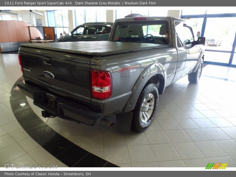 Dark Shadow Grey Metallic / Medium Dark Flint 2011 Ford Ranger Sport SuperCab 4x4