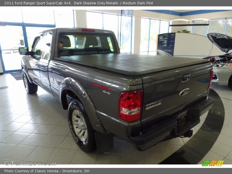 Dark Shadow Grey Metallic / Medium Dark Flint 2011 Ford Ranger Sport SuperCab 4x4