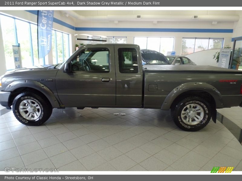 Dark Shadow Grey Metallic / Medium Dark Flint 2011 Ford Ranger Sport SuperCab 4x4
