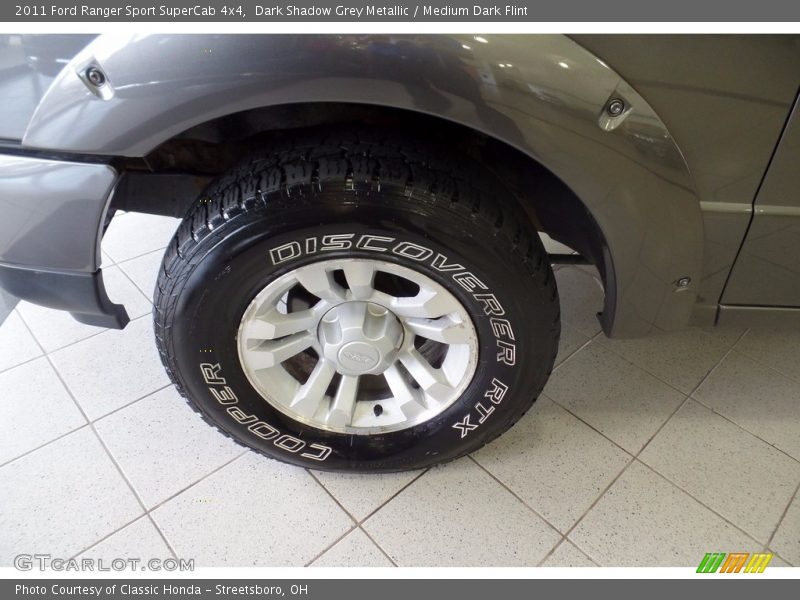 Dark Shadow Grey Metallic / Medium Dark Flint 2011 Ford Ranger Sport SuperCab 4x4