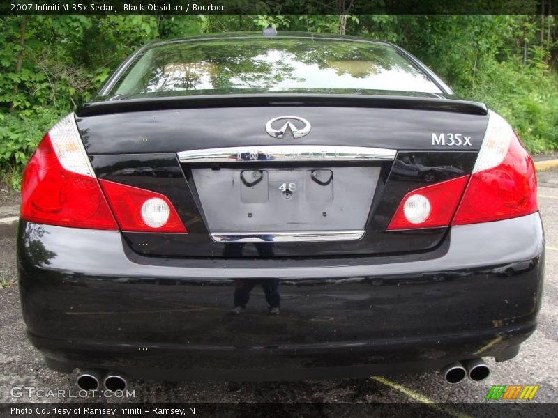 Black Obsidian / Bourbon 2007 Infiniti M 35x Sedan