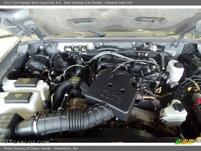 Dark Shadow Grey Metallic / Medium Dark Flint 2011 Ford Ranger Sport SuperCab 4x4