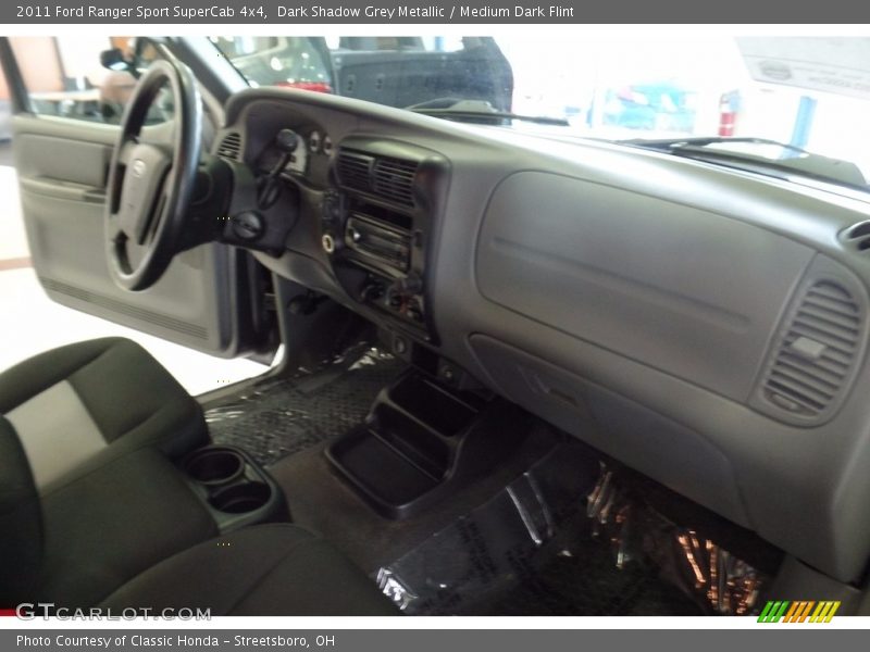 Dark Shadow Grey Metallic / Medium Dark Flint 2011 Ford Ranger Sport SuperCab 4x4