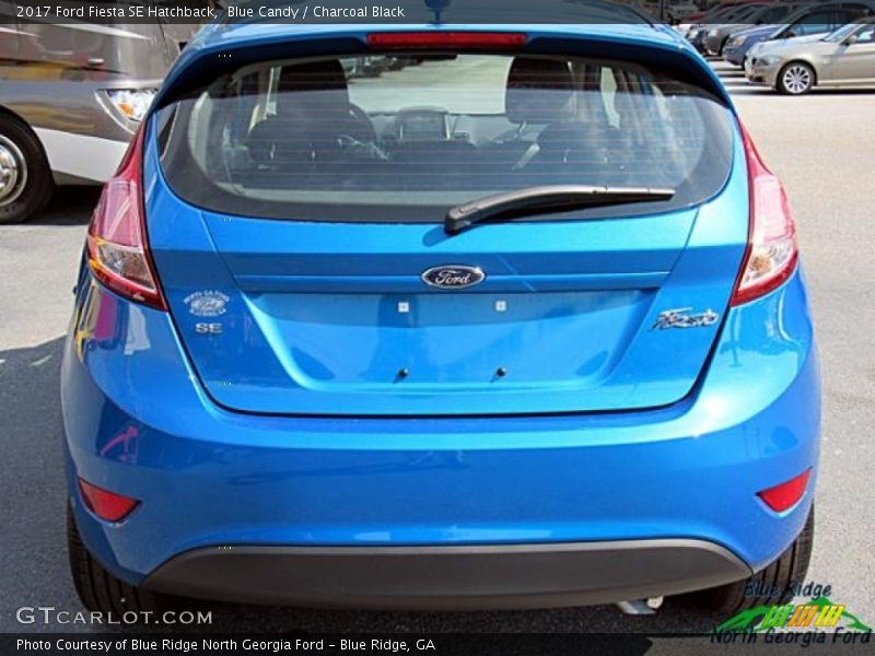 Blue Candy / Charcoal Black 2017 Ford Fiesta SE Hatchback
