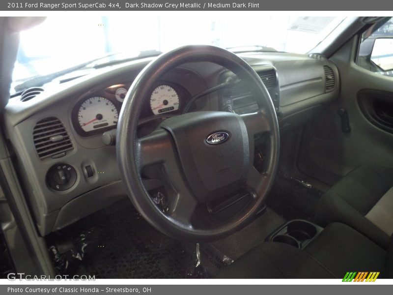 Dark Shadow Grey Metallic / Medium Dark Flint 2011 Ford Ranger Sport SuperCab 4x4