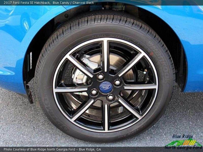 Blue Candy / Charcoal Black 2017 Ford Fiesta SE Hatchback