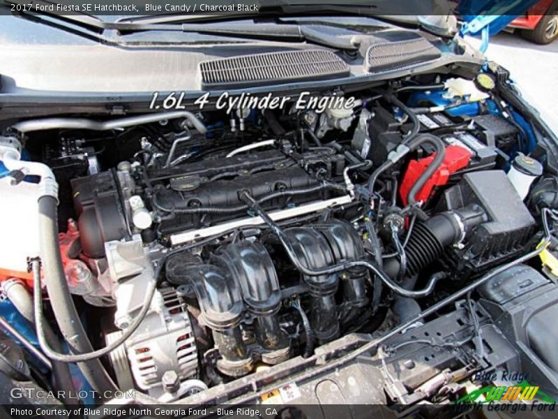 Blue Candy / Charcoal Black 2017 Ford Fiesta SE Hatchback