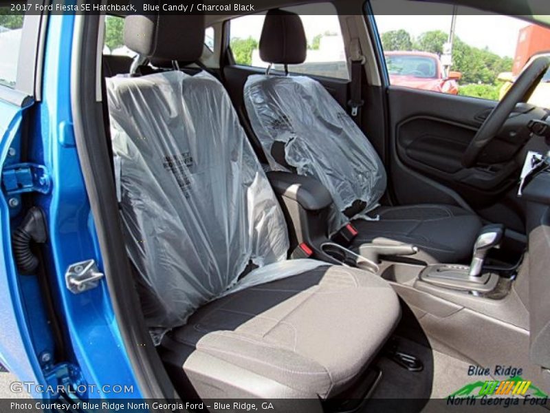 Blue Candy / Charcoal Black 2017 Ford Fiesta SE Hatchback