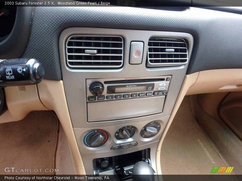 Woodland Green Pearl / Beige 2003 Subaru Forester 2.5 X