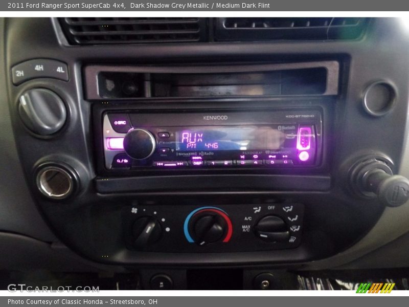 Dark Shadow Grey Metallic / Medium Dark Flint 2011 Ford Ranger Sport SuperCab 4x4