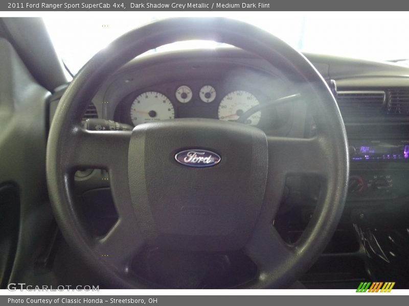 Dark Shadow Grey Metallic / Medium Dark Flint 2011 Ford Ranger Sport SuperCab 4x4