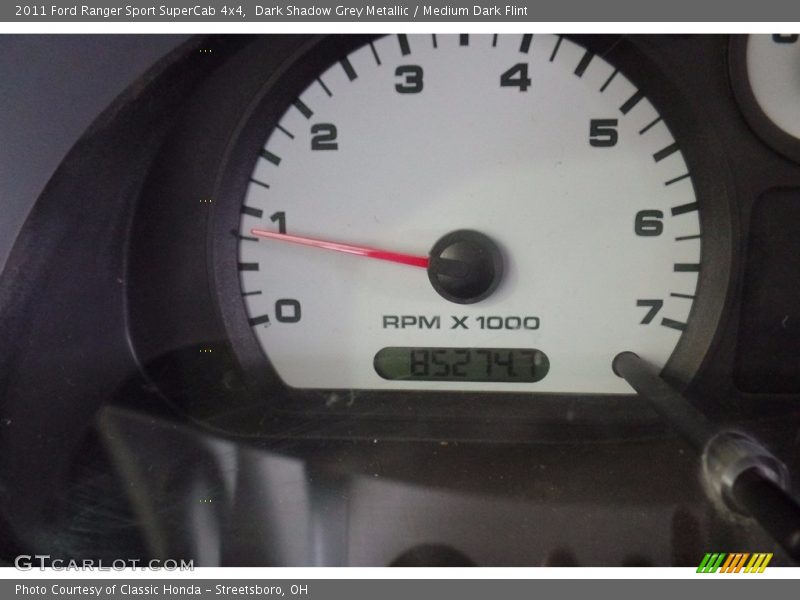 Dark Shadow Grey Metallic / Medium Dark Flint 2011 Ford Ranger Sport SuperCab 4x4