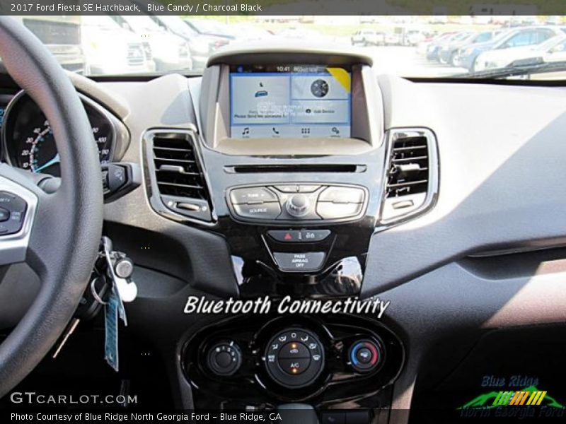 Blue Candy / Charcoal Black 2017 Ford Fiesta SE Hatchback