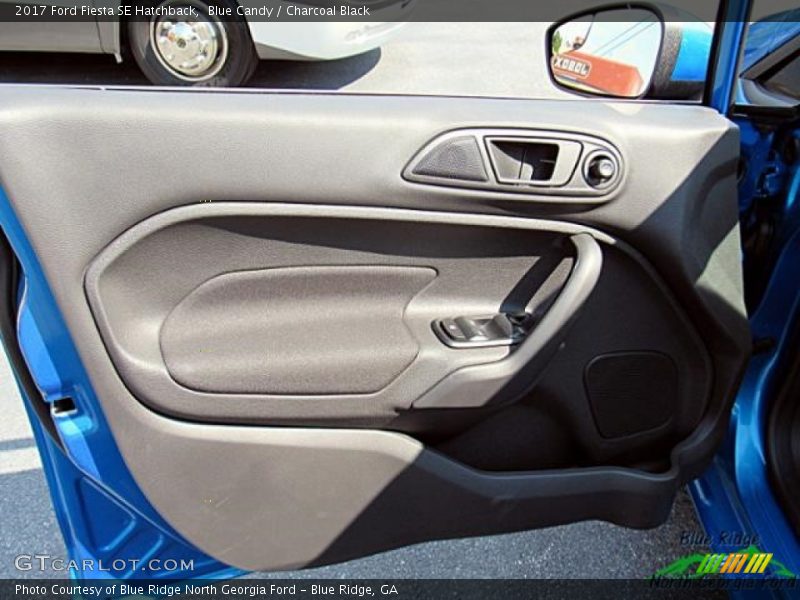 Blue Candy / Charcoal Black 2017 Ford Fiesta SE Hatchback