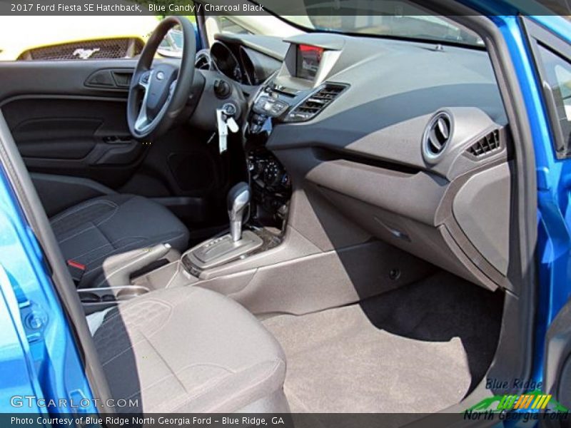Blue Candy / Charcoal Black 2017 Ford Fiesta SE Hatchback