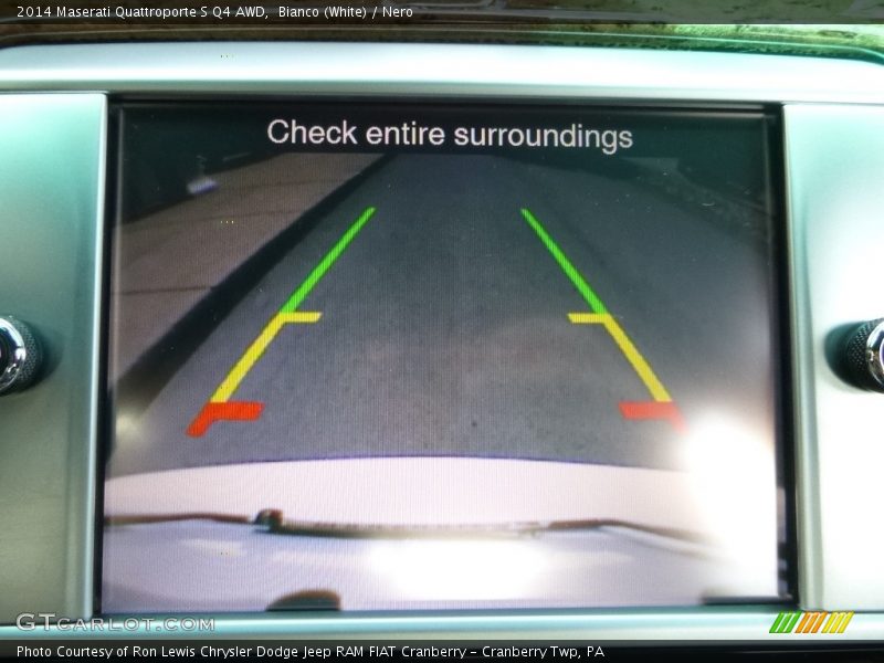 Bianco (White) / Nero 2014 Maserati Quattroporte S Q4 AWD