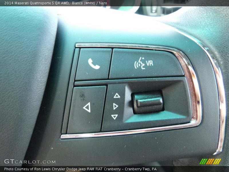 Bianco (White) / Nero 2014 Maserati Quattroporte S Q4 AWD