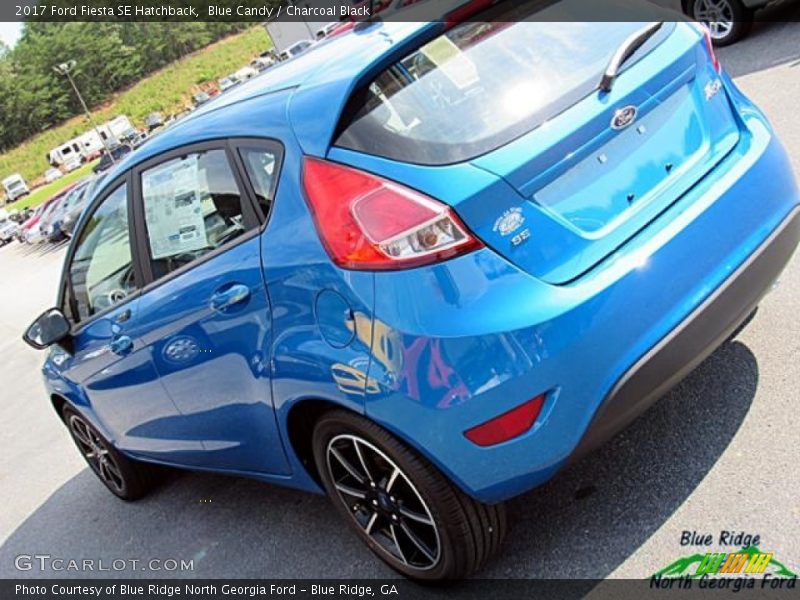 Blue Candy / Charcoal Black 2017 Ford Fiesta SE Hatchback
