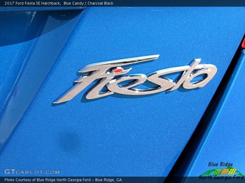 Blue Candy / Charcoal Black 2017 Ford Fiesta SE Hatchback