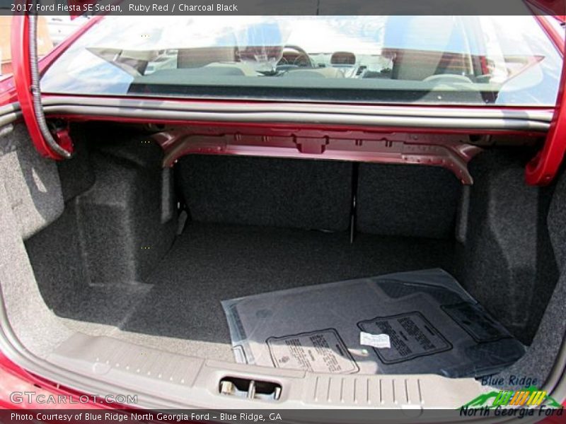 Ruby Red / Charcoal Black 2017 Ford Fiesta SE Sedan