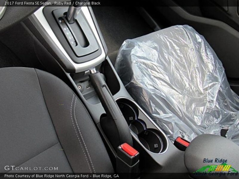 Ruby Red / Charcoal Black 2017 Ford Fiesta SE Sedan