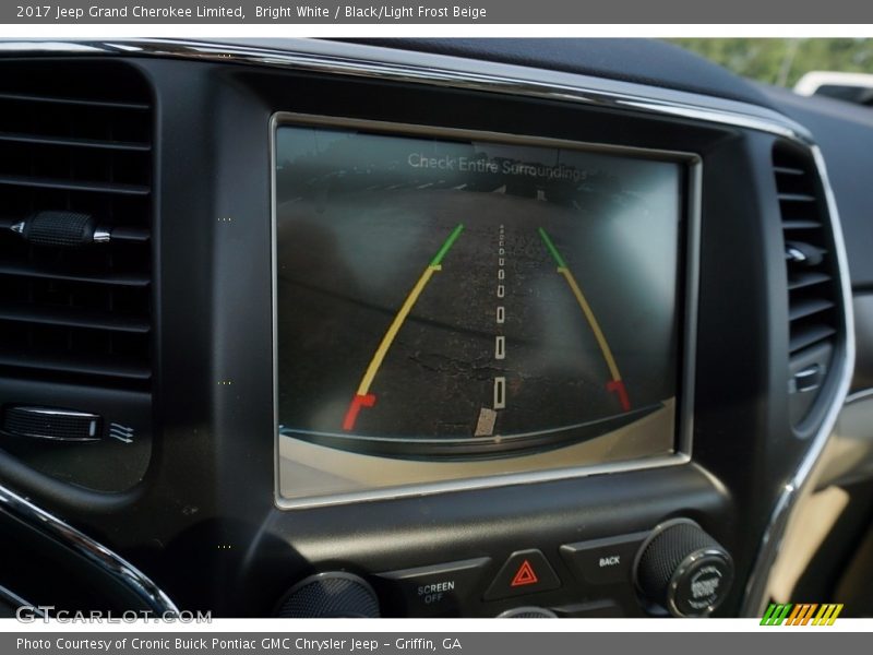 Bright White / Black/Light Frost Beige 2017 Jeep Grand Cherokee Limited
