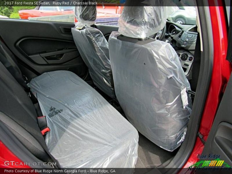 Ruby Red / Charcoal Black 2017 Ford Fiesta SE Sedan