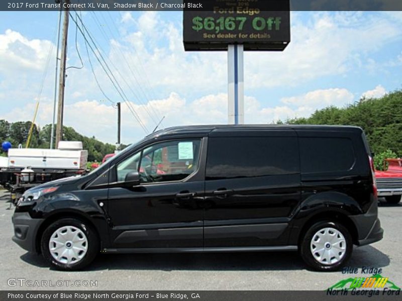 Shadow Black / Charcoal Black 2017 Ford Transit Connect XL Van
