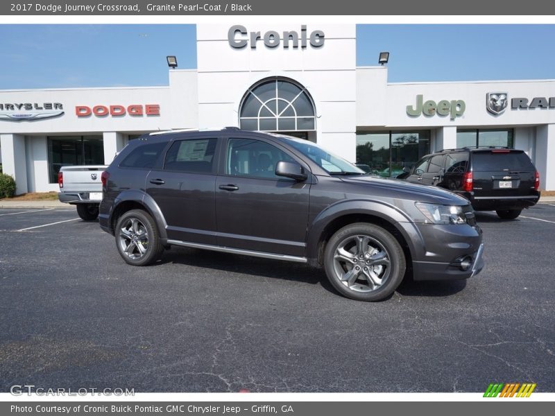 Granite Pearl-Coat / Black 2017 Dodge Journey Crossroad
