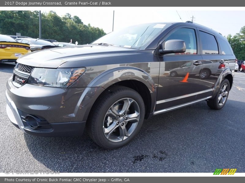 Granite Pearl-Coat / Black 2017 Dodge Journey Crossroad