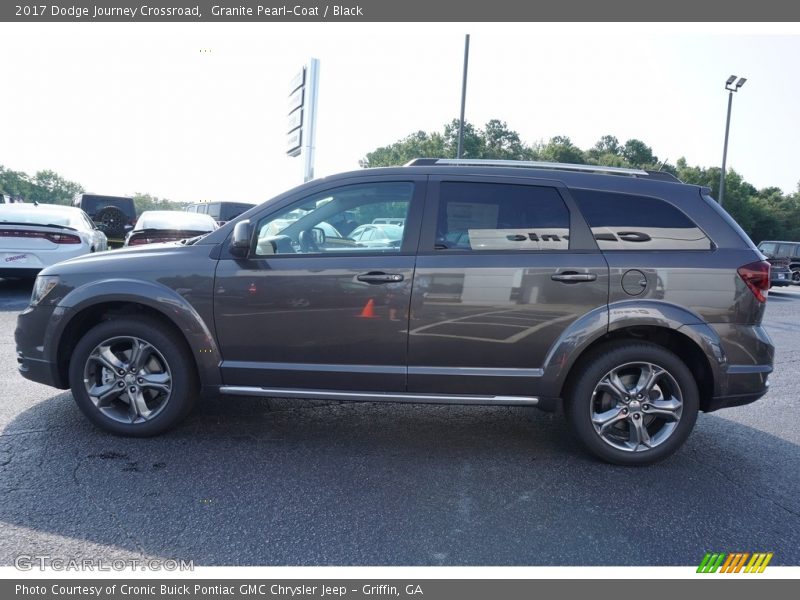 Granite Pearl-Coat / Black 2017 Dodge Journey Crossroad