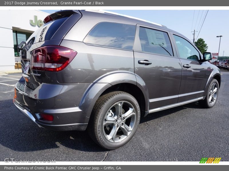 Granite Pearl-Coat / Black 2017 Dodge Journey Crossroad