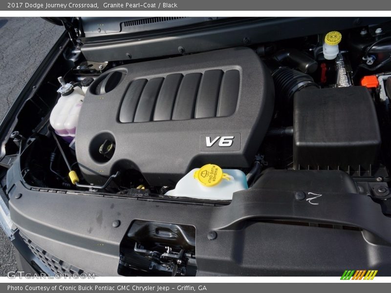 Granite Pearl-Coat / Black 2017 Dodge Journey Crossroad