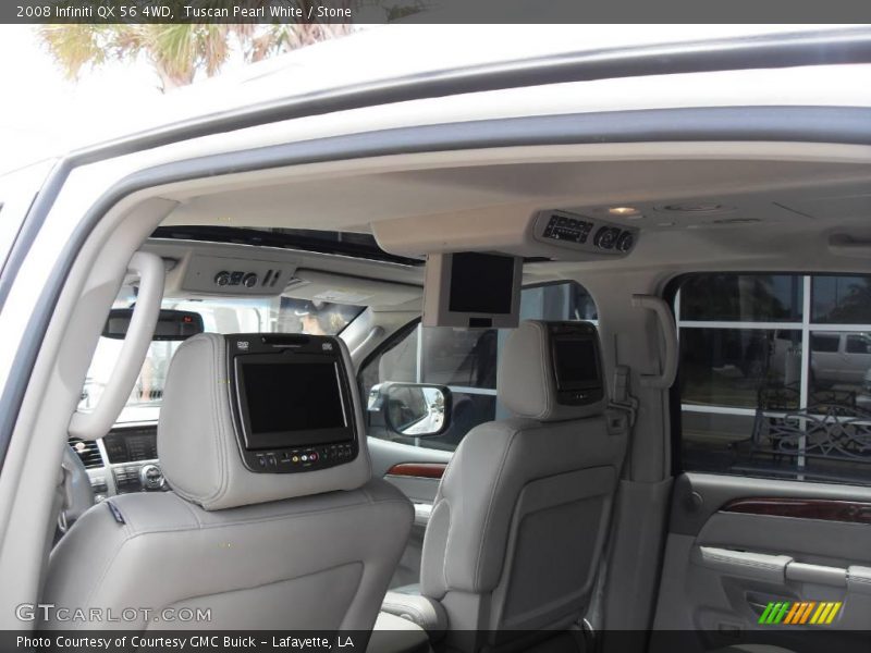 Tuscan Pearl White / Stone 2008 Infiniti QX 56 4WD