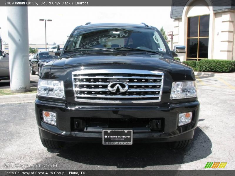 Liquid Onyx Black / Charcoal 2009 Infiniti QX 56