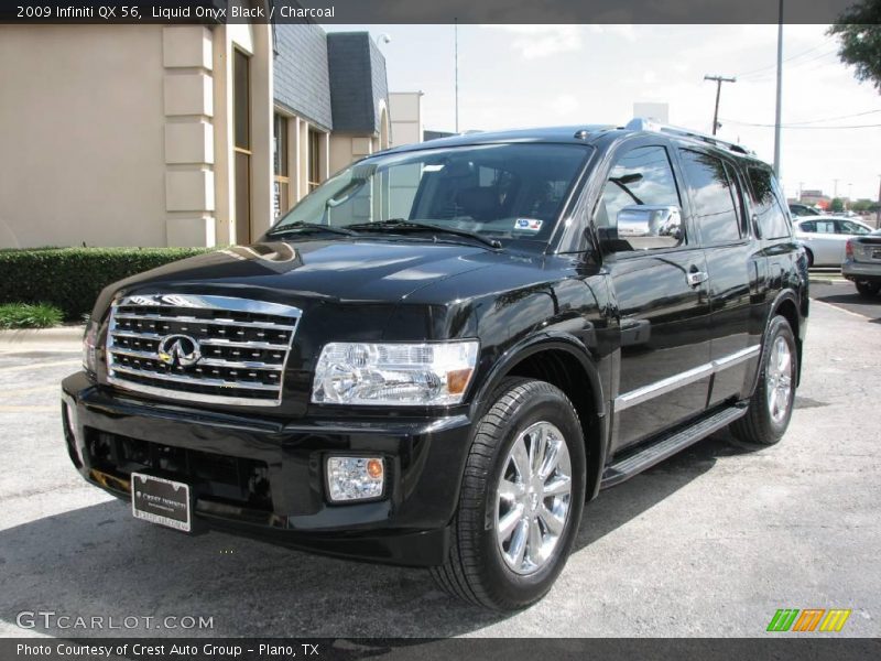 Liquid Onyx Black / Charcoal 2009 Infiniti QX 56